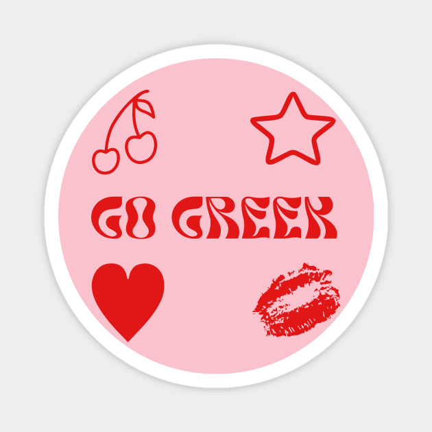 Go Greek! Magnet by avamariedever